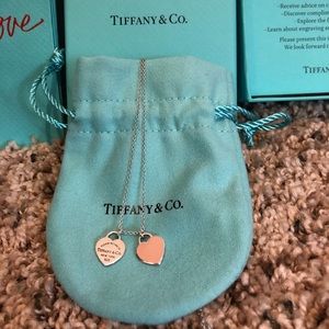 Tiffany Double Mini Heart Pink